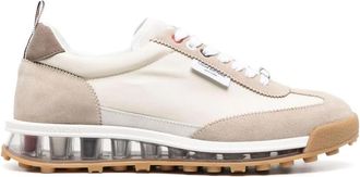 Thom Browne Tech Runner Sneaker - Heren - Sneakers - Beige - 39 EU - Leer - Schoenen