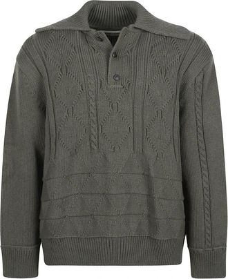 Namacheko Osterly Polo - Heren - Ronde hals truien - Groen - M - Truien & Vesten