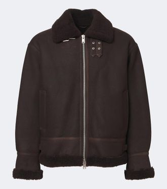 Arma Giacca Sano in pelle con shearling