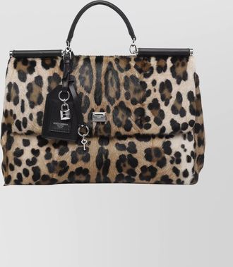Dolce & Gabbana sicily animal print shoulder bag