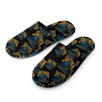 Generic Swedish Sweden Ship Mens Cozy Memory Foam Slippers Warm Cotton House Shoes Comfy Slipper for Indoor Outdoor
