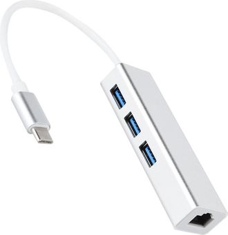 OEM Convertidor Ethernet Usb 3.0 De Doble Funci&oacute;n, Adaptador Usb-c A Rj45 Con Extensi&oacute;n Multipuerto, Compatible Con Dispositivos Macbook Y Windows