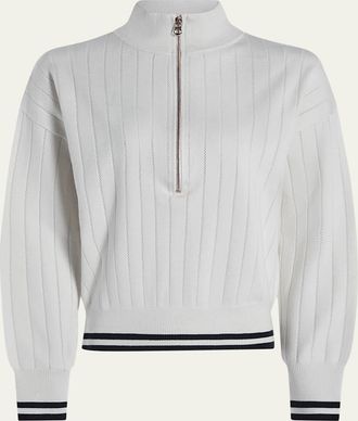 Varley Aliyah Half-Zip Knit Pullover