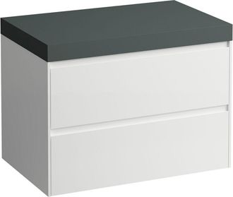 Laufen Laufen Lani Encimera De Lavabo Gris Tr&aacute;fico Incl. Mueble Bajo