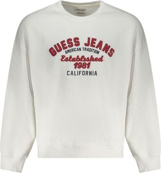 Guess Witte Katoenen Heren Sweatshirt