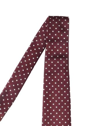 Tom Ford Mens Ties Red Silk Mulberry