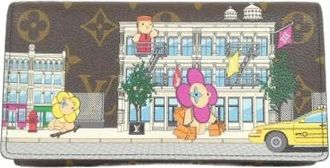 Louis Vuitton Pre-owned Wallets, female, Multicolor, Size: ONE SIZE Pre-owned Canvas Wallet