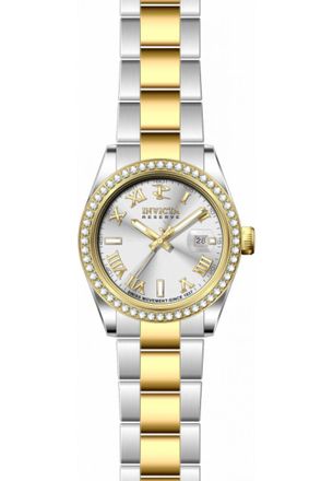 Invicta IN-51098 Mens Elite Diamond Watch - Silver - One Size