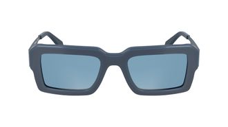 Calvin Klein JEANS Unisex Adult Sunglasses CKJ25606S - Blue with Solid Blue Lens