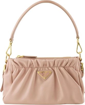 Prada Bags - Dames - Handtassen - Roze - ONE Size - Leer - Tassen