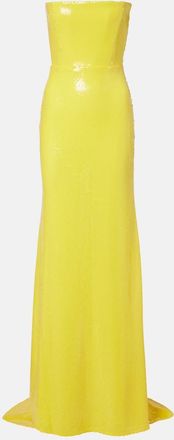 Alex Perry Abito lungo con paillettes