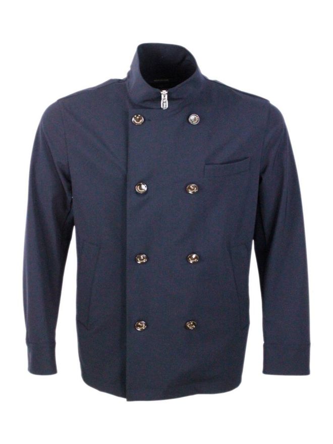 トレンチコート MONTECORE SS25 Montecore Jackets Blue (S08MDC792 18589) Montecore Jacket - Dark Blue - Men | S08MUC87125989 | thebs.com