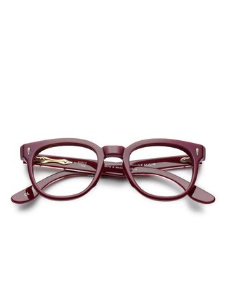 Kàdor round-frame glasses - Red