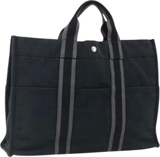 Herm&egrave;s Pre-owned Tote Bags, female, Black, Size: ONE SIZE Pre-owned Vintage Tote Bag