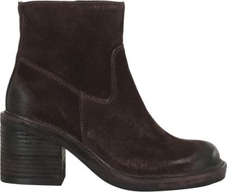 Ash Suede Velours - Dames - Laarzen met Hak - Bruin - 40 EU - Su&egrave;de - Schoenen