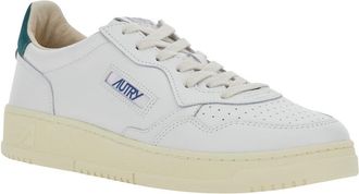 Autry Mens Sneakers Medalist Low White Leather Trainers