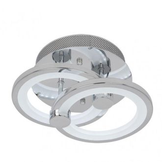 Fabrilamp Fabrilamp - Plafon Sydney 32w 3000-4000-6500k Cromo 13x19x31 Cm 3000 Lm Regulable,memoria Y C.remoto