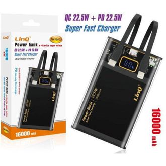 Trade Shop Trade Shop - Banco De Potencia 16000mah 22.5w Tm16003 Qc + Pd Super Fast Carger Qc 22.5w Led Pantalla