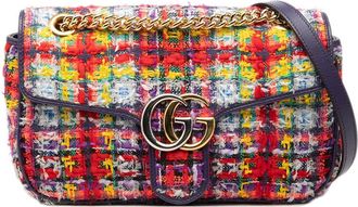 Gucci Pre-owned Gucci Medium GG Marmont Tweed Shoulder Bag Ladies 7YZNJ449G0K14OJT