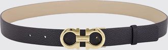 Ferragamo Cintura Gancini Ferragamo reversibile in pelle a grana