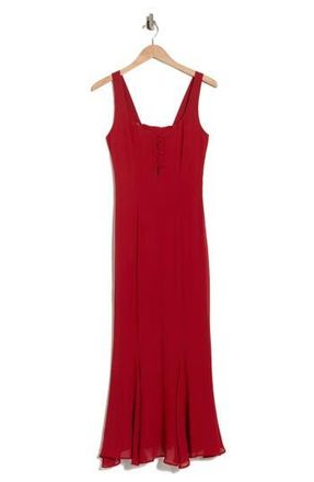 Reformation Laine Dress in Sangre at Nordstrom Rack, Size 12