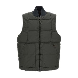 Filson Jassen, Heren, Groen, M, Katoen, Vintage-Wash Katoenen Donsvest
