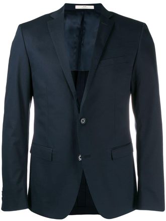 Corneliani two-buttons blazer jacket - men - Spandex/Elastane/Viscose/Cotton - 54 - Blue