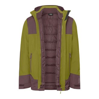 Jack Wolfskin Giacca 3in1 Jasper Decade - - Sport - Uomo - Verde - L