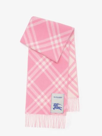 Burberry Sciarpa Tri Bar in cashmere - BURBERRY - gender_Woman