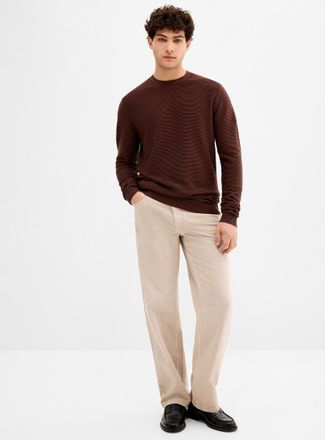 Le 31 Mens Ottoman stripe sweater