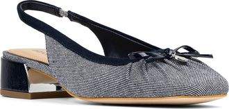 Donald J Pliner Dara Slingback Square Toe Pump in Navy at Nordstrom Rack, Size 7.5