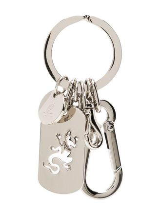 agn&egrave;s b. cut-out logo detail keychain - unisex - Metal - One Size - Silver