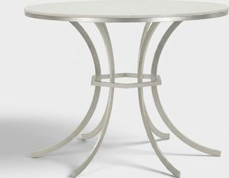Mauro Ferretti Mesa De Comedor Redonda Efecto M&aacute;rmol Istanbul