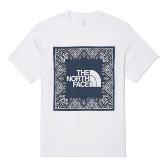 The North Face SS22 Big Logo Bandana T-shirt White NT7UN29B