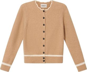 Isabel Marant Naia Cardigan - Dames - Vesten - Beige - 2XS - Truien & Vesten