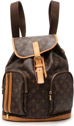 Louis Vuitton Brown Pvc Leather Backpack (Pre-Owned)