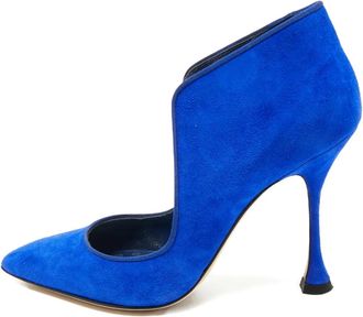 Manolo Blahnik Pumps Espedal a punta - Blu