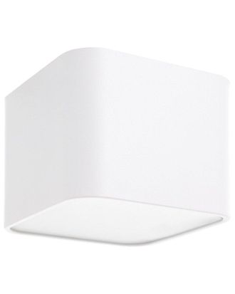 Eglo Eglo Grimasola 1 Light Square Ceiling Light With White Finish & White Diffuser