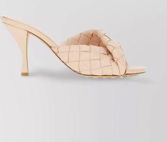 Bottega Veneta open toe woven design sandals