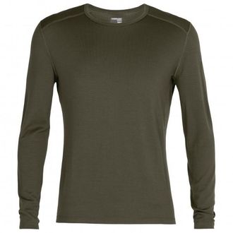 Icebreaker 260 Tech L/S Crewe Merinounterwäsche für Herren | braun