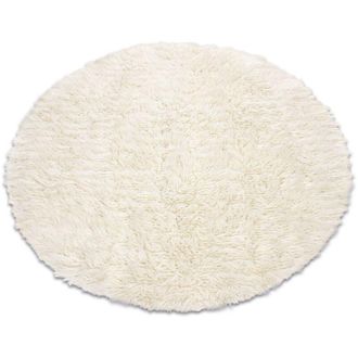 RugsX Flokati De Lana C&iacute;rculo White Circulo 140 Cm