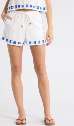 Billabong Wanderer-Sun Stamp Shorts in Salt Crystal at Nordstrom, Size X-Small