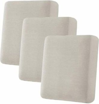 OEM Fundas Individuales S&uacute;per El&aacute;sticas Para Cojines De Asiento - Juego De Fundas Para Cojines De Sof&aacute; Y Banco - Tejido De Sarga Jacquard Grueso (juego De