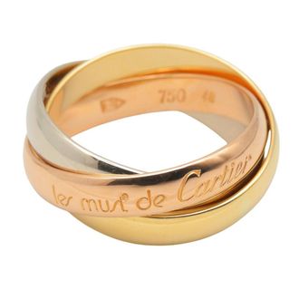 Cartier Gold Silver Yellow Gold (18K) Pink Gold (18K) White Gold (18K) Band Ring (Pre-Owned)