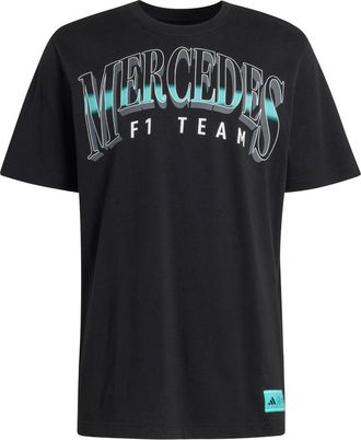adidas x Mercedes - AMG Petronas Formula One Team Las Vegas Graphic T-Shirt Black White KG4746