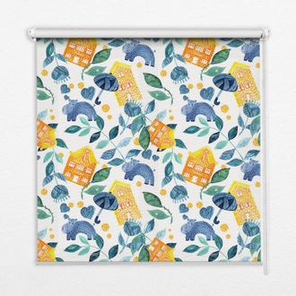 Tulup Tenda A Rullo Interna Per Finestra - Tenda Filtrante Luce - Tenda Privacy - Tenda Decorativa Rettangolare - Rullo Per Interni - (130 Cm X 140 Cm) - Ca