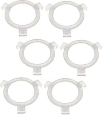 OEM 6 Anillos Adaptadores De Pl&aacute;stico Resistente Para Pantallas De L&aacute;mparas, Accesorios Sencillos Para L&aacute;mparas De Escritorio Y De Mesita De Noche