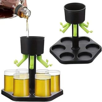 OEM Dispensador De Bebidas Para 6 Vasos De Chupito Con Soporte Para Botellas