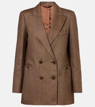 Blaz&eacute; Milano Blaz&eacute; Milano Amel Everyday silk and wool blazer