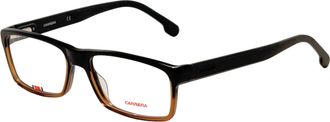 Carrera Mens 55 mm Brown Opticals